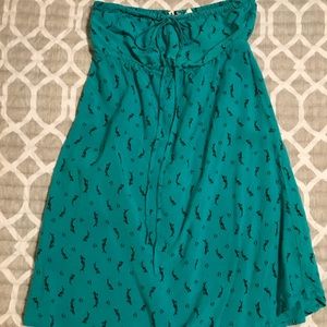 Roxy Strapless Mini Dress/Coverup